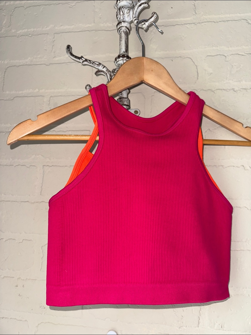 Free People FP Movement Ribbed Free Throw Double Layer Cami